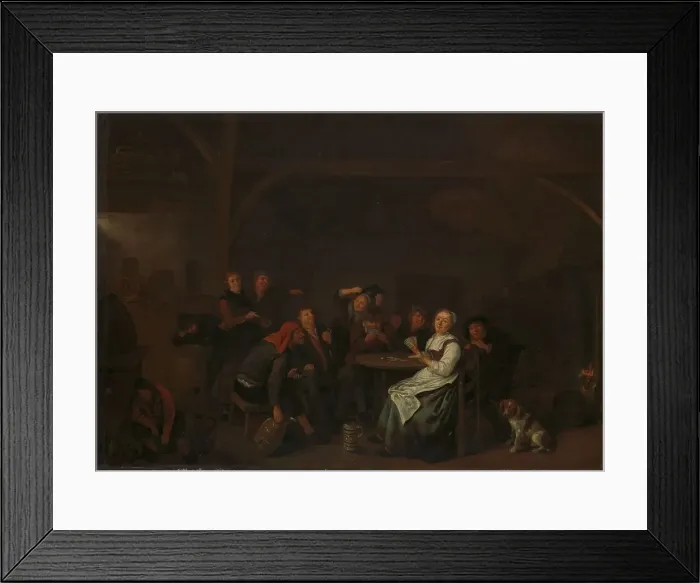 Framed Print : Cheating at Cards, c.1650-1668. Creator: Jan Miense Molenaer Framed Print : Cheating at Cards, c.1650-1668. Creator: Jan Miense Molenaer