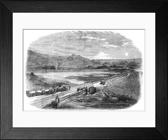 Framed Print : The Bahia Railway, Brazil: Paripe Valley - from a photograph by B. Mulock, 1860. Creator: Unknown Framed Print : The Bahia Railway, Brazil: Paripe Valley - from a photograph by B. Mulock, 1860. Creator: Unknown