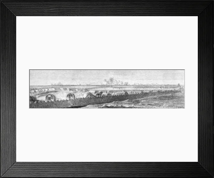 Framed Print : The attack on the Peiho Forts on the 21st of August, 1860... 1860. Creator: Unknown Framed Print : The attack on the Peiho Forts on the 21st of August, 1860... 1860. Creator: Unknown