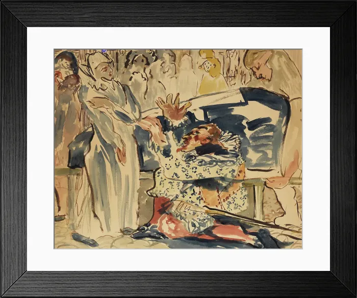 Framed Print : Gloucester and Princess Anne. Scene from Shakespeare's Richard III. Creator: Ernst Josephson Framed Print : Gloucester and Princess Anne. Scene from Shakespeare's Richard III. Creator: Ernst Josephson