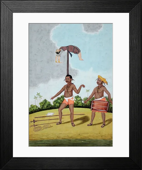 Framed Print : Acrobats, c1850. Creator: Unknown Framed Print : Acrobats, c1850. Creator: Unknown