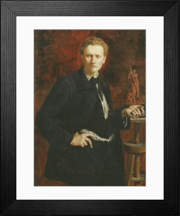 Framed Print : Allan Österlind, the Artist, 1880. Creator: Ernst Josephson Framed Print : Allan Österlind, the Artist, 1880. Creator: Ernst Josephson