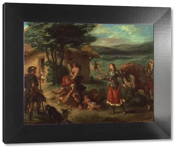 Erminia and the Shepherds, 1859. Creator: Eugene Delacroix
