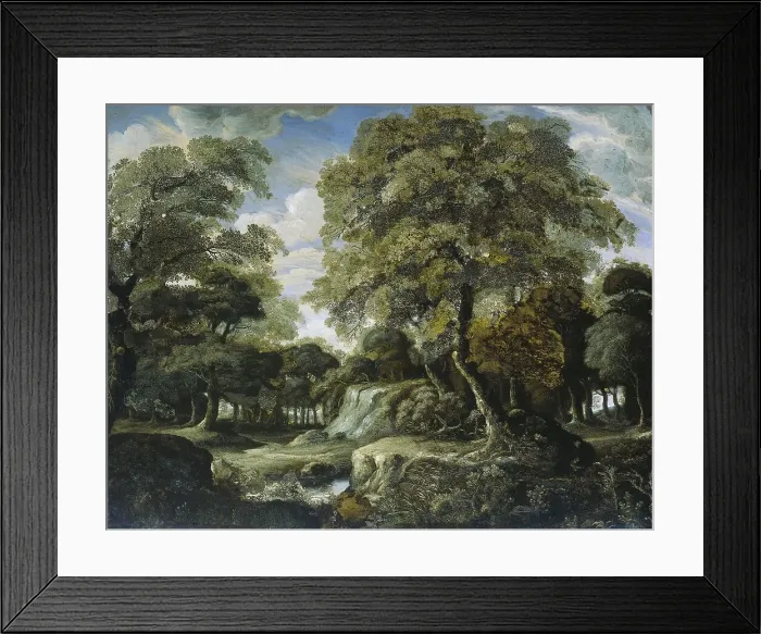 Framed Print : View in the Woods, 1660-1690. Creator: Jan van der Heyden Framed Print : View in the Woods, 1660-1690. Creator: Jan van der Heyden