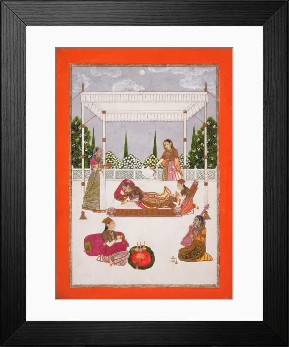 Framed Print : Moonlight Serenade (image 1 of 2), between 1750 and 1775. Creator: Unknown Framed Print : Moonlight Serenade (image 1 of 2), between 1750 and 1775. Creator: Unknown