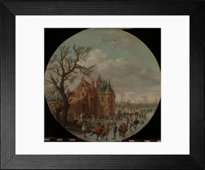 Framed Print : Winter, 1625. Creator: Jan van Goyen Framed Print : Winter, 1625. Creator: Jan van Goyen
