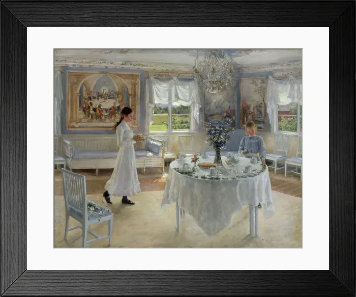 Framed Print : A Day of Celebration, 1902. Creator: Fanny Brate Framed Print : A Day of Celebration, 1902. Creator: Fanny Brate