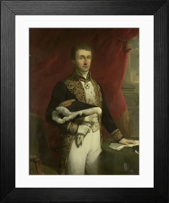Framed Print : Pieter Merkus, Governor-General, 1844-1851. Creator: Unknown Framed Print : Pieter Merkus, Governor-General, 1844-1851. Creator: Unknown