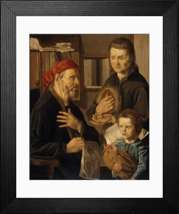 Framed Print : Office of the Steward, c.1636. Creator: Jan Woutersz Stap Framed Print : Office of the Steward, c.1636. Creator: Jan Woutersz Stap