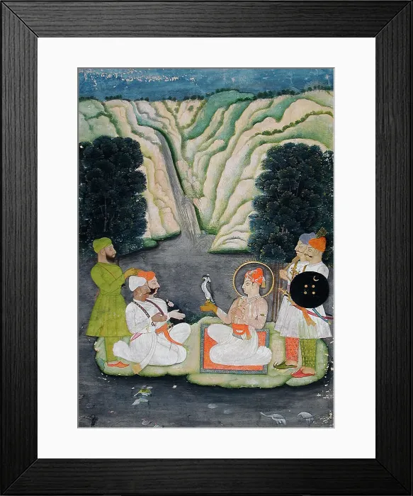 Framed Print : Maharaja Kalyan Singh (Reigned 1798-1838), 1798 or earlier. Creator: Unknown Framed Print : Maharaja Kalyan Singh (Reigned 1798-1838), 1798 or earlier. Creator: Unknown