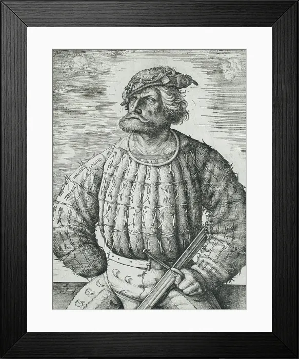 Framed Print : Kunz von der Rosen, before 1515. Creator: Daniel Hopfer Framed Print : Kunz von der Rosen, before 1515. Creator: Daniel Hopfer