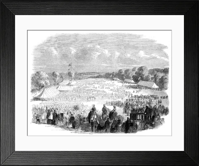Framed Print : Ragged School Festival at Muswell-Hill, 1860. Creator: Unknown Framed Print : Ragged School Festival at Muswell-Hill, 1860. Creator: Unknown