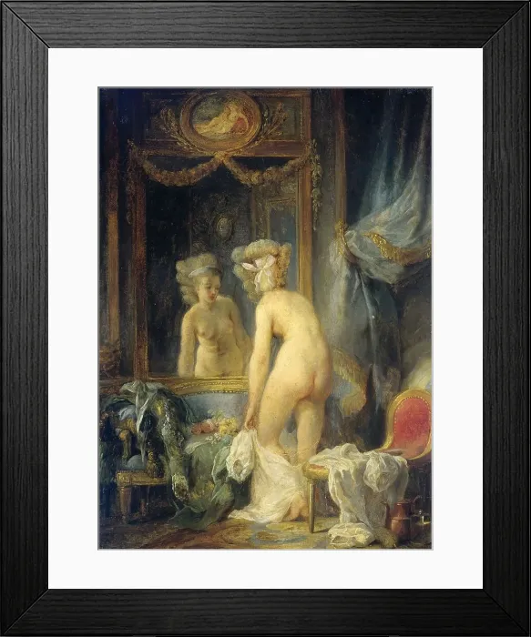 Framed Print : Morning Toilet, 1780-1820. Creator: Jean Frederic Schall Framed Print : Morning Toilet, 1780-1820. Creator: Jean Frederic Schall