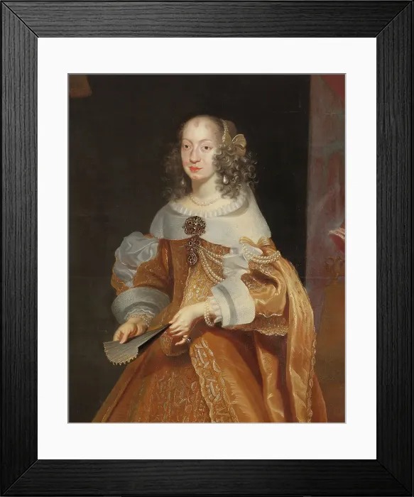 Framed Print : Eleonora of Gonzaga 1630-1686, 1650s. Creator: Frans Luycx Framed Print : Eleonora of Gonzaga 1630-1686, 1650s. Creator: Frans Luycx