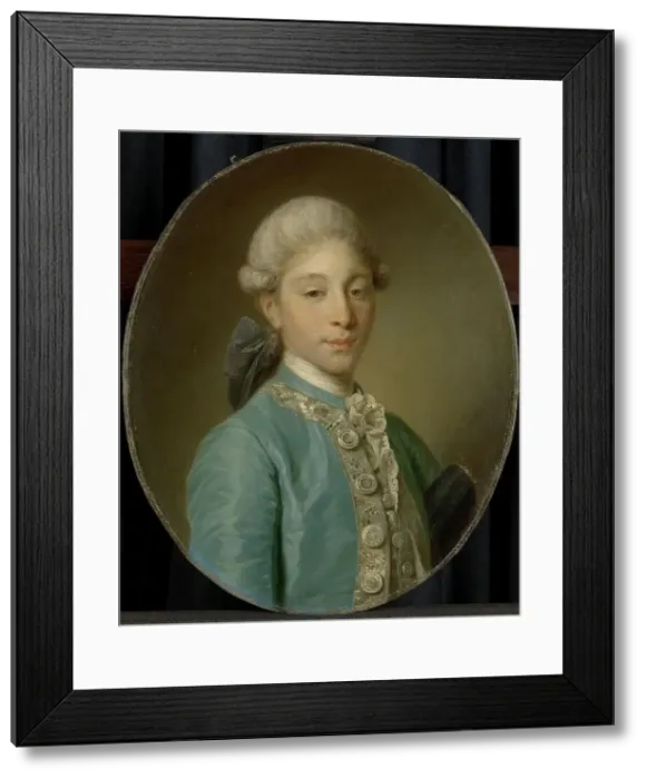 Framed Print : Portrait of the Marquis de Saint-Paul, c.1760. Creator: Jean-Baptiste Greuze Framed Print : Portrait of the Marquis de Saint-Paul, c.1760. Creator: Jean-Baptiste Greuze