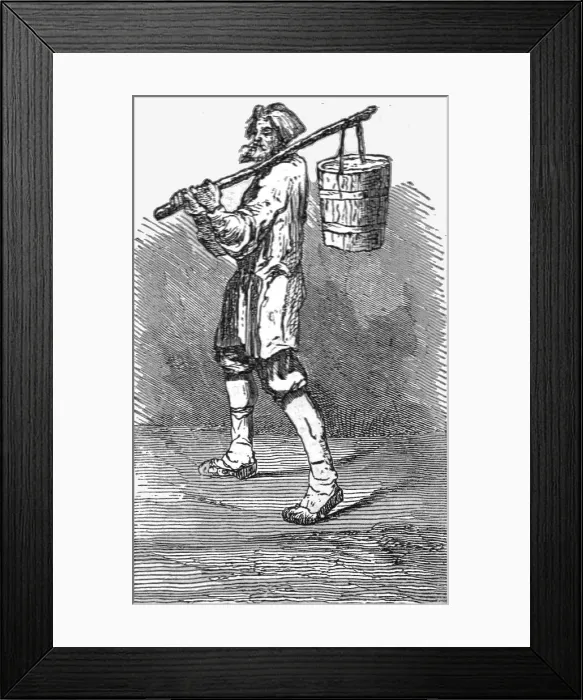 Framed Print : Ice Merchant.-Riga; The Baltic Provinces of Russia, 1875. Creator: Unknown Framed Print : Ice Merchant.-Riga; The Baltic Provinces of Russia, 1875. Creator: Unknown