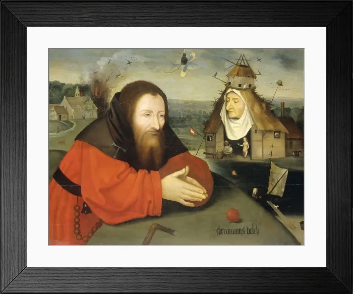 Framed Print : The Temptation of St Anthony, c.1550-c.1600. Creator: Jheronimus Bosch (manner of) Framed Print : The Temptation of St Anthony, c.1550-c.1600. Creator: Jheronimus Bosch (manner of)