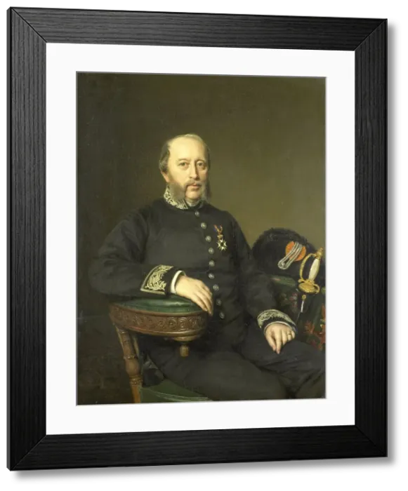 Framed Print : Gerard Johan Verloren van Themaat (1809-1890), Member of the Provincial Executive of Utrecht, 1874. Creator: Jan Hendrik Neuman Framed Print : Gerard Johan Verloren van Themaat (1809-1890), Member of the Provincial Executive of Utrecht, 1874. Creator: Jan Hendrik Neuman