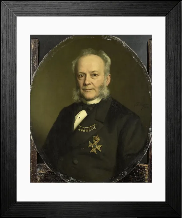 Framed Print : Pieter Mijer (1812-81). Governor-General of the Dutch East Indies, 1876. Creator: Jan Hendrik Neuman Framed Print : Pieter Mijer (1812-81). Governor-General of the Dutch East Indies, 1876. Creator: Jan Hendrik Neuman
