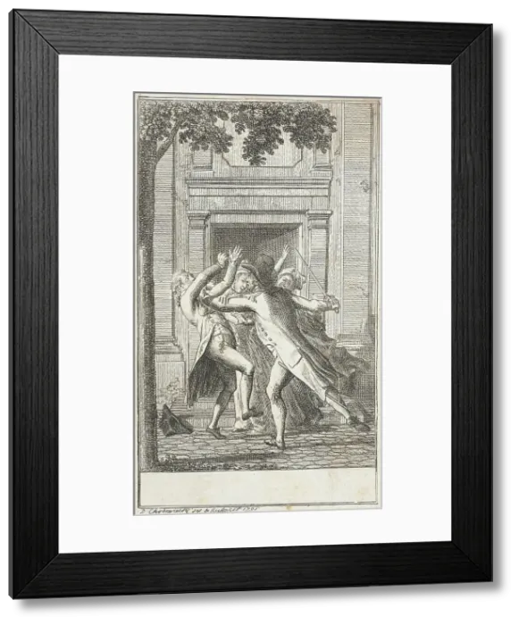 Framed Print : Illustration for Ehrenberg's Pocketbook for 1796'. Creator: Daniel Nikolaus Chodowiecki Framed Print : Illustration for Ehrenberg's Pocketbook for 1796'. Creator: Daniel Nikolaus Chodowiecki