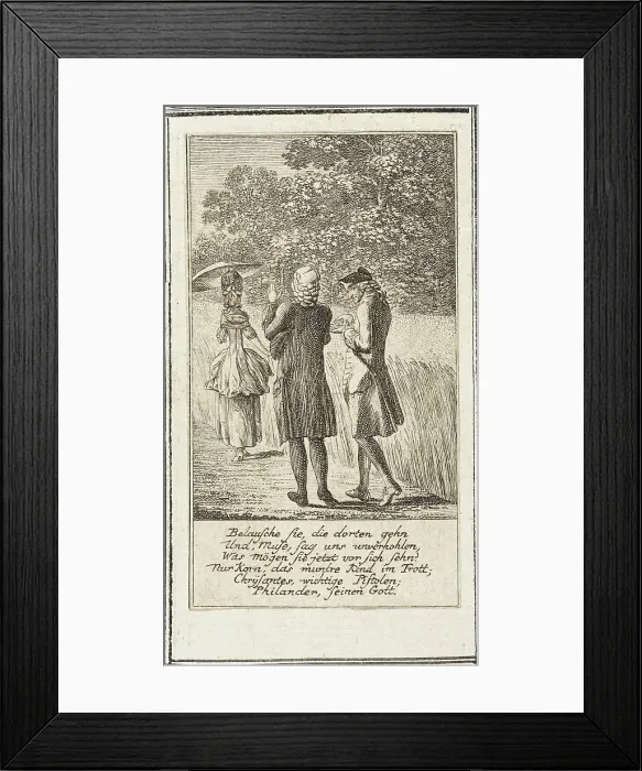 Framed Print : Plate 8 for Moral and Satiric Content, 1778. Creator: Daniel Nikolaus Chodowiecki Framed Print : Plate 8 for Moral and Satiric Content, 1778. Creator: Daniel Nikolaus Chodowiecki