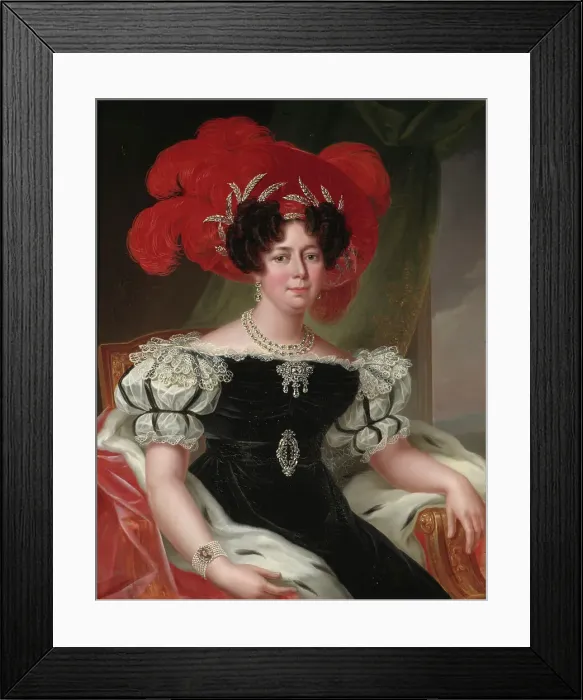 Framed Print : Desideria, 1781-1860, Queen of Sweden and Norway, married to Karl XIV Johan, 1830. Creator: Fredric Westin Framed Print : Desideria, 1781-1860, Queen of Sweden and Norway, married to Karl XIV Johan, 1830. Creator: Fredric Westin