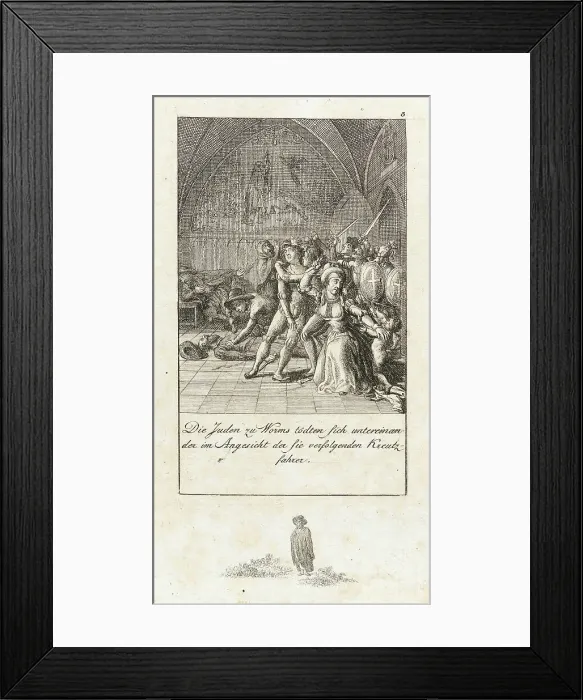 Framed Print : Illustration for History of the First Crusades, 1800. Creator: Daniel Nikolaus Chodowiecki Framed Print : Illustration for History of the First Crusades, 1800. Creator: Daniel Nikolaus Chodowiecki