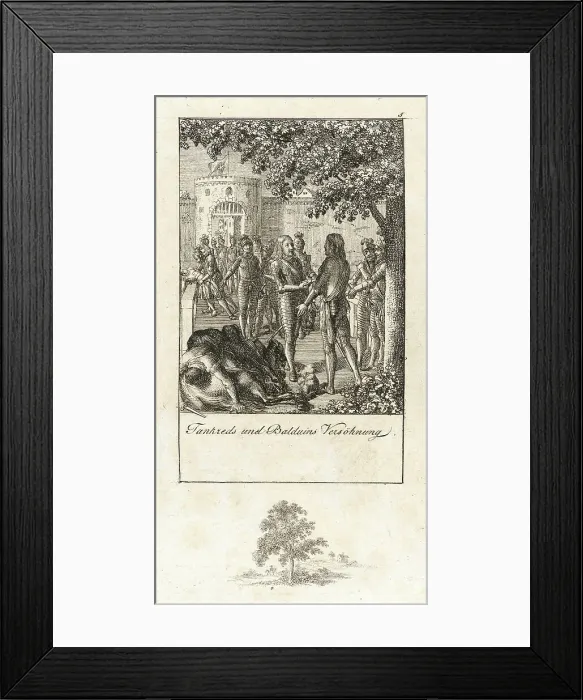 Framed Print : Illustration for History of the First Crusades, 1800. Creator: Daniel Nikolaus Chodowiecki Framed Print : Illustration for History of the First Crusades, 1800. Creator: Daniel Nikolaus Chodowiecki