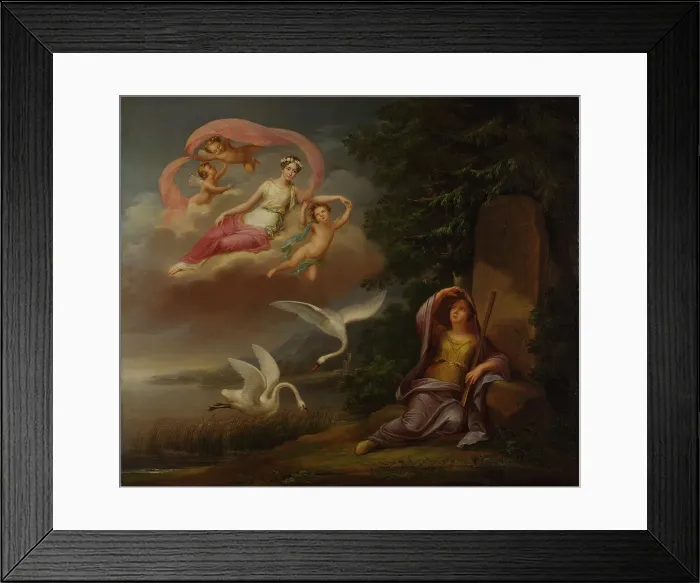 Framed Print : Allegory of Crown Princess Josefina's arrival in Sweden, 1823. Creator: Fredric Westin Framed Print : Allegory of Crown Princess Josefina's arrival in Sweden, 1823. Creator: Fredric Westin