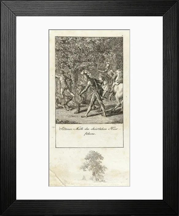 Framed Print : Illustration for History of the First Crusades, 1800. Creator: Daniel Nikolaus Chodowiecki Framed Print : Illustration for History of the First Crusades, 1800. Creator: Daniel Nikolaus Chodowiecki