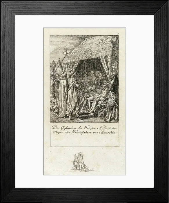 Framed Print : Illustration for History of the First Crusades, 1800. Creator: Daniel Nikolaus Chodowiecki Framed Print : Illustration for History of the First Crusades, 1800. Creator: Daniel Nikolaus Chodowiecki