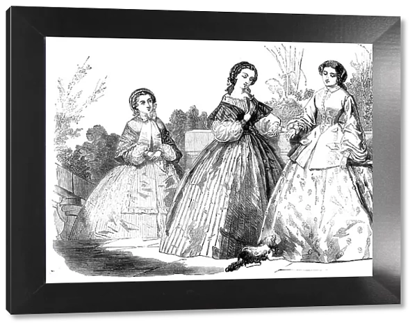 Paris Fashions for July, 1860. Creator: Unknown