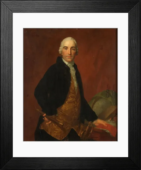 Framed Print : Portrait of Willem Arnold Alting, Governor-General of the Dutch East India Company, 1788. Creator: Friedrich Tischbein Framed Print : Portrait of Willem Arnold Alting, Governor-General of the Dutch East India Company, 1788. Creator: Friedrich Tischbein