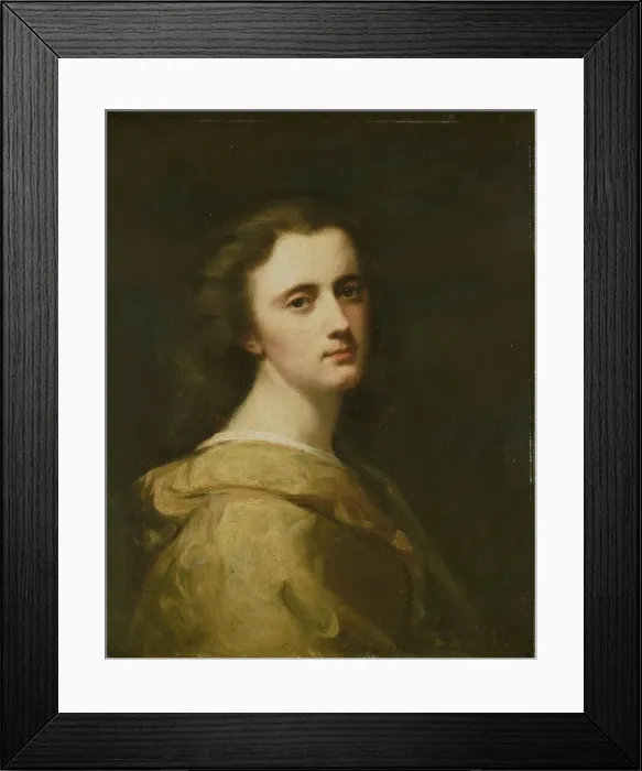 Framed Print : Portrait of Thérèse Schwartze, the Artist's Daughter, at 16 years of age, 1868. Creator: Johan Georg Schwartze Framed Print : Portrait of Thérèse Schwartze, the Artist's Daughter, at 16 years of age, 1868. Creator: Johan Georg Schwartze