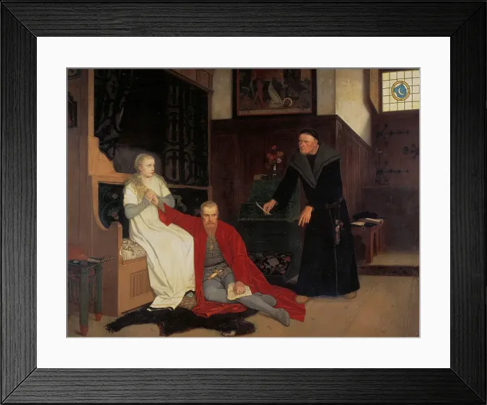 Framed Print : Erik XIV, King of Sweden, 1871. Creator: Georg von Rosen Framed Print : Erik XIV, King of Sweden, 1871. Creator: Georg von Rosen