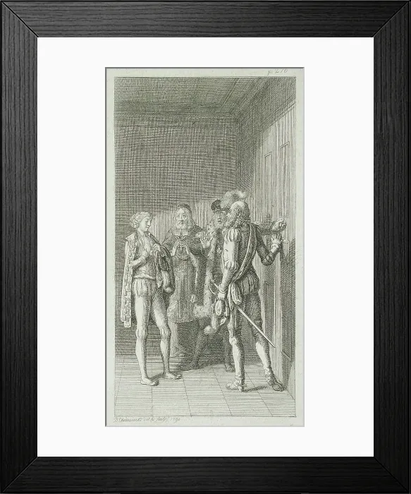 Framed Print : Illustration for V. Weber's Stories from Antiquity, 1790. Creator: Daniel Nikolaus Chodowiecki Framed Print : Illustration for V. Weber's Stories from Antiquity, 1790. Creator: Daniel Nikolaus Chodowiecki