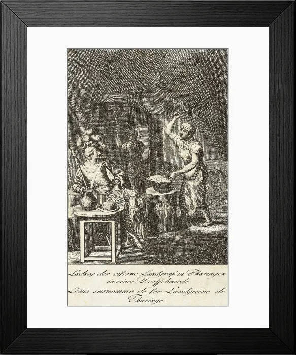 Framed Print : Plate 5 for History of the Middle Ages, 1793. Creators: Daniel Nikolaus Chodowiecki, Eberhard Siegfried Henne Framed Print : Plate 5 for History of the Middle Ages, 1793. Creators: Daniel Nikolaus Chodowiecki, Eberhard Siegfried Henne