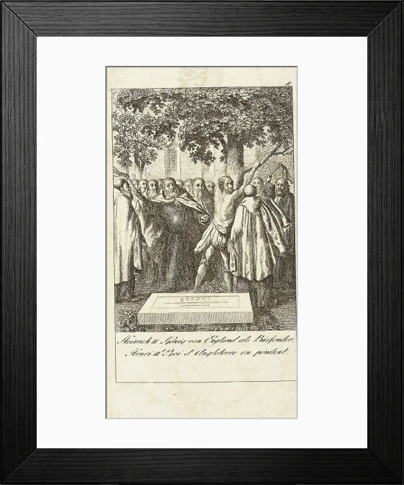 Framed Print : Plate 11 for History of the Middle Ages, 1793. Creators: Daniel Nikolaus Chodowiecki, Eberhard Siegfried Henne Framed Print : Plate 11 for History of the Middle Ages, 1793. Creators: Daniel Nikolaus Chodowiecki, Eberhard Siegfried Henne