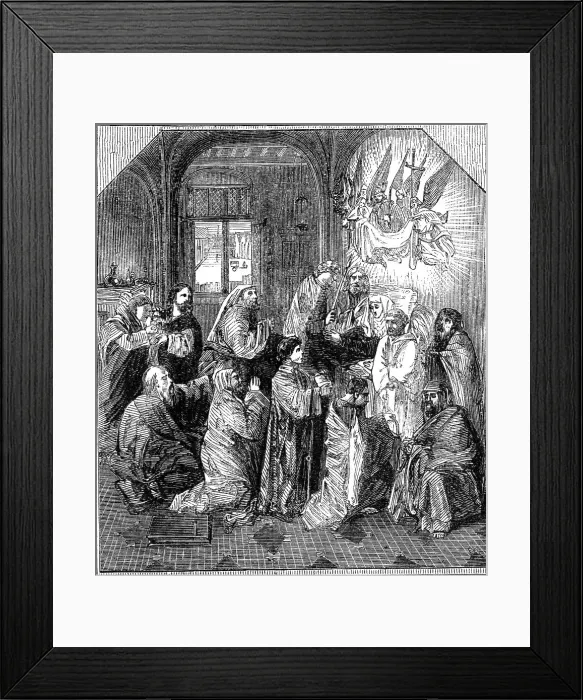 Framed Print : The Beaucousin Collection at the National Gallery - The Death of the Virgin'... 1860. Creator: Unknown. The Beaucousin Collection at the National Gallery - The Death of the Virgin'... 1860. Creator: Unknown Framed Print : The Beaucousin Collection at the National Gallery - The Death of the Virgin'... 1860. Creator: Unknown. The Beaucousin Collection at the National Gallery - The Death of the Virgin'... 1860. Creator: Unknown