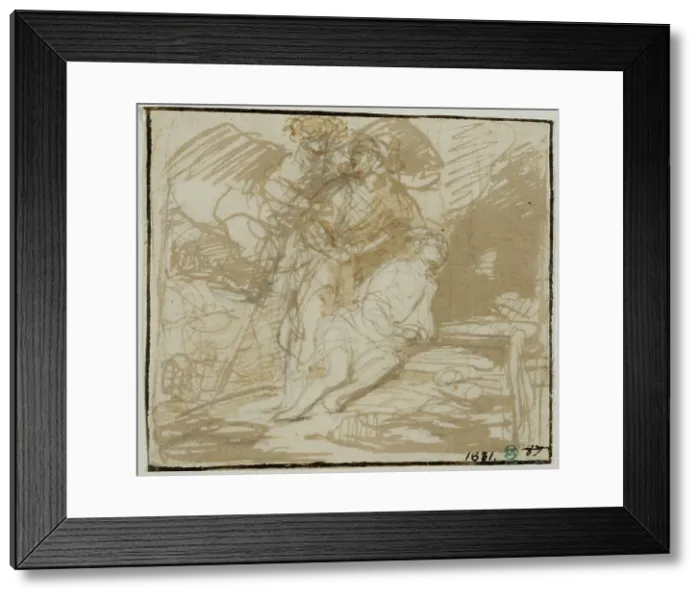 Framed Print : Abraham's sacrifice. Creator: Gerbrand van den Eeckhout Framed Print : Abraham's sacrifice. Creator: Gerbrand van den Eeckhout