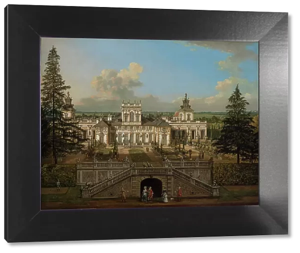 Wilanów Palace seen from the gardens, 1776. Creator: Bellotto, Bernardo (1720-1780)