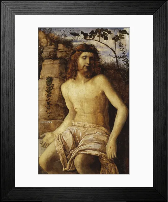 Framed Print : Christ crowned with Thorns, late 15th-early 16th century. Creator: Giovanni Bellini Framed Print : Christ crowned with Thorns, late 15th-early 16th century. Creator: Giovanni Bellini