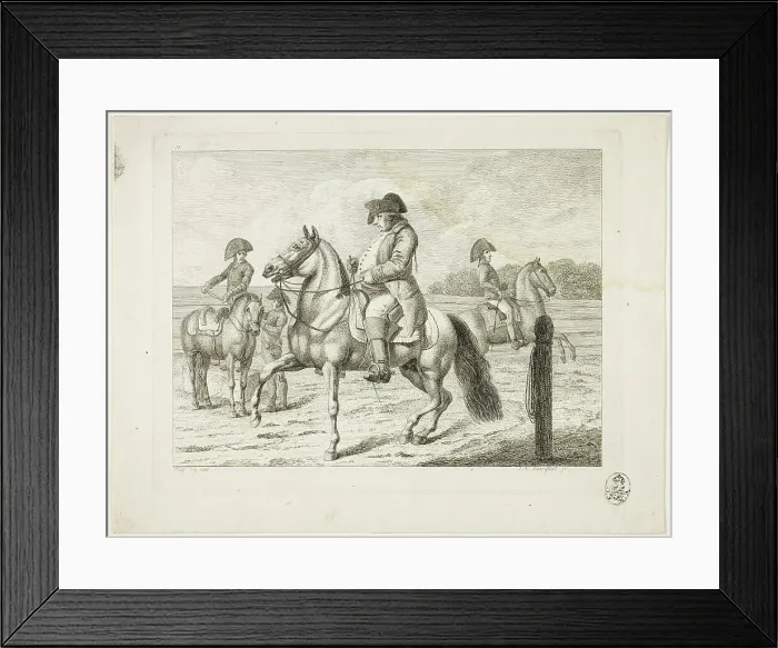 Framed Print : Riding School and Horses, 1806. Creator: Johann Adolph Darnstedt Framed Print : Riding School and Horses, 1806. Creator: Johann Adolph Darnstedt
