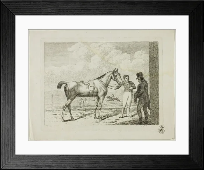Framed Print : Riding School and Horses, 1806. Creator: Johann Adolph Darnstedt