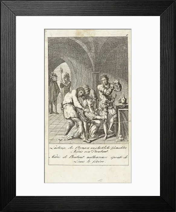Framed Print : Plate 4 for History of the Middle Ages, 1793. Creators: Daniel Nikolaus Chodowiecki, Eberhard Siegfried Henne Framed Print : Plate 4 for History of the Middle Ages, 1793. Creators: Daniel Nikolaus Chodowiecki, Eberhard Siegfried Henne