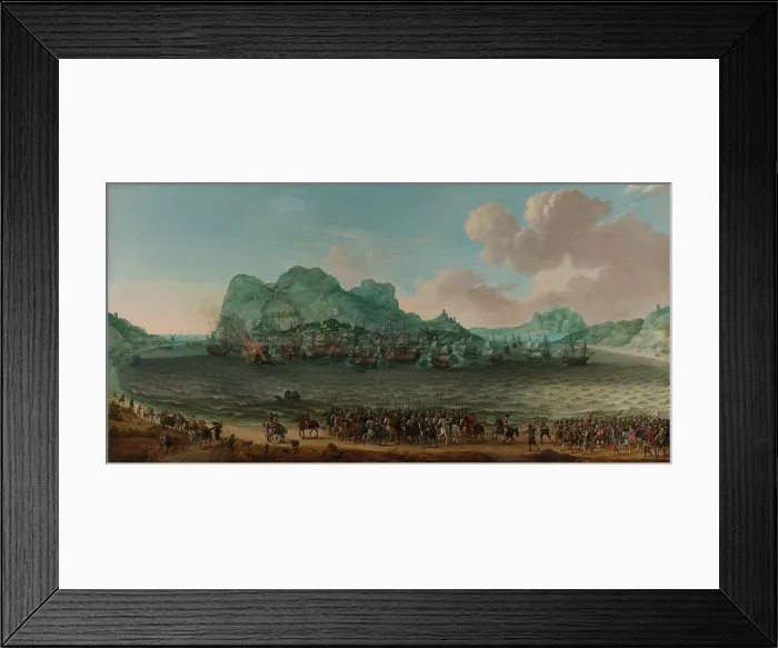 Framed Print : Victory over the Spanish near Gibraltar by a Fleet Commanded by Admiral Jacob van Heemskerck, 25 Apr Creator: Adam Willaerts Framed Print : Victory over the Spanish near Gibraltar by a Fleet Commanded by Admiral Jacob van Heemskerck, 25 Apr Creator: Adam Willaerts