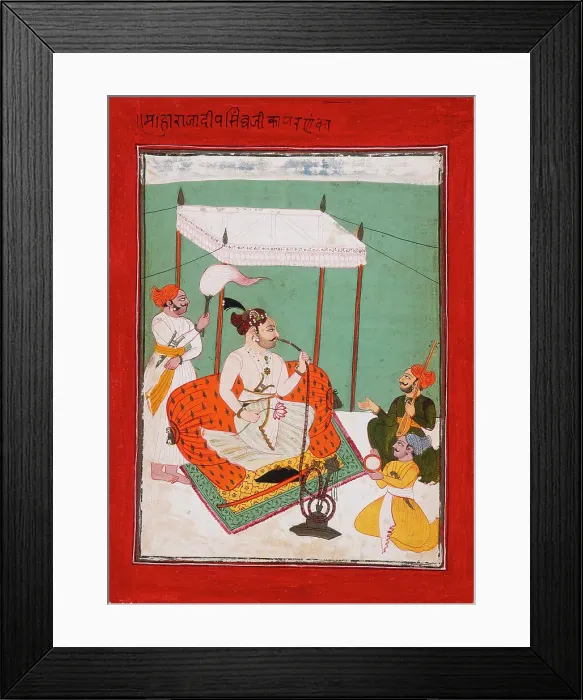 Framed Print : Raja Dip Singh, between c1775 and c1800. Creator: Unknown