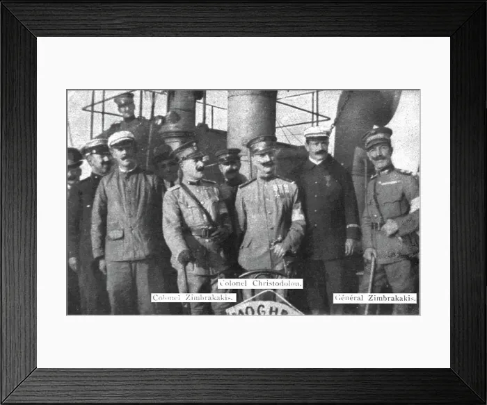 Framed Print : Les evenements d'orient; Les chefs militaires du mouvement national, 1916. Creator: Unknown Framed Print : Les evenements d'orient; Les chefs militaires du mouvement national, 1916. Creator: Unknown