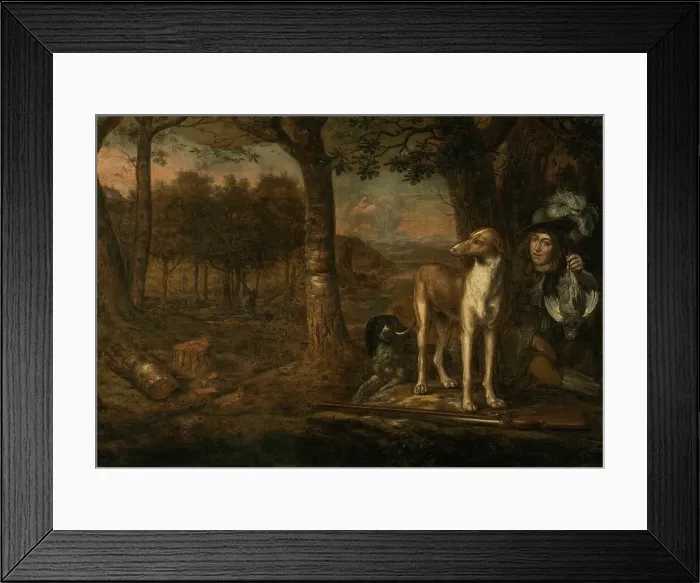Framed Print : After the Hunt. Creator: Govert Dircksz Camphuysen Framed Print : After the Hunt. Creator: Govert Dircksz Camphuysen