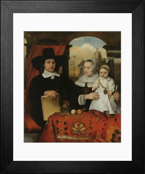 Framed Print : Willem van der Helm (c 1625-75), Municipal Architect of Leiden, with his Wife Belytgen Cornelisdr va Creator: Barent Fabritius Framed Print : Willem van der Helm (c 1625-75), Municipal Architect of Leiden, with his Wife Belytgen Cornelisdr va Creator: Barent Fabritius